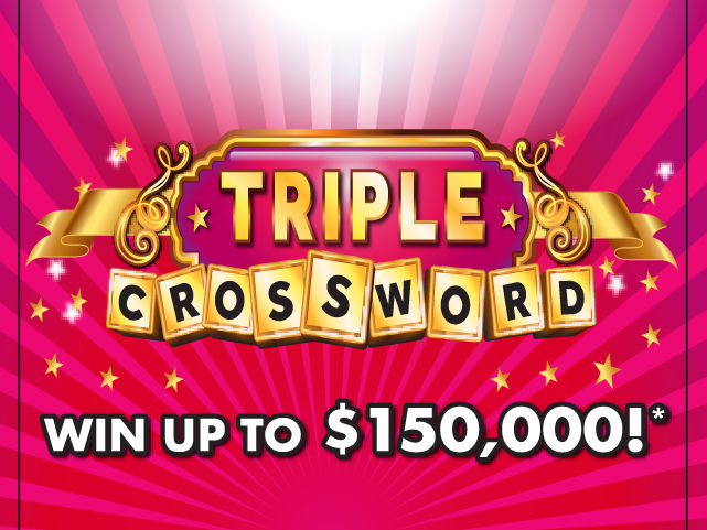 Triple Crossword Florida scratch-off ticket