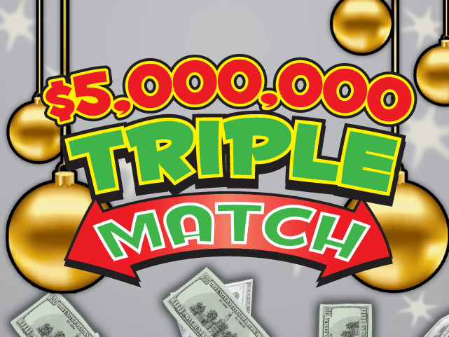 $5MM Triple Match Florida scratch-off ticket