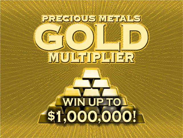 Precious Metals Gold Multiplie Florida scratch-off ticket