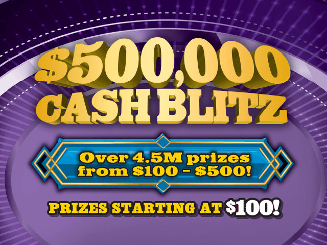 $500,000 Cash Blitz Florida scratch-off ticket
