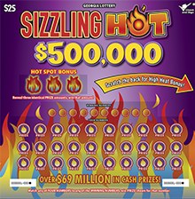 Sizzling Hot $500,000 Georgia scratch-off ticket