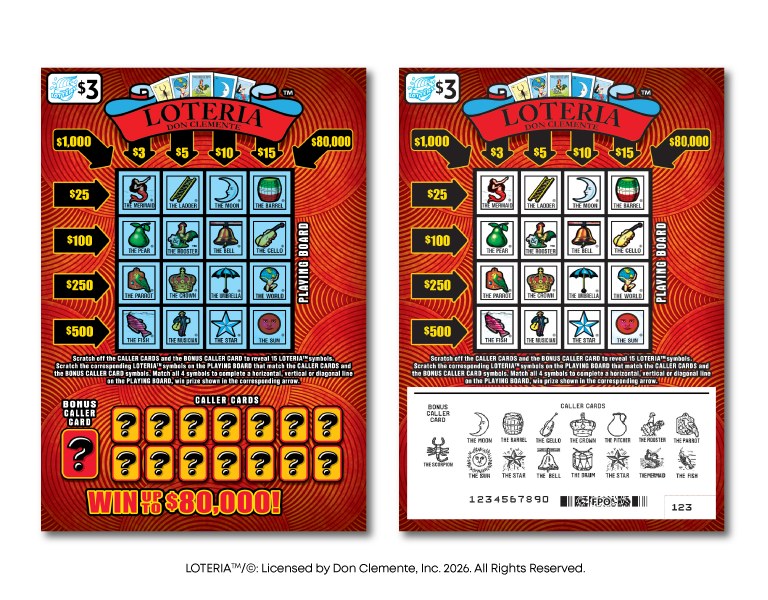 Loteria™ Illinois scratch-off ticket
