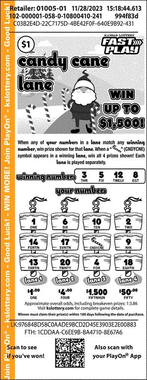 Candy Cane Lane Kansas Fast Play game