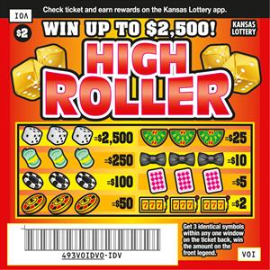 High Stakes Series Kansas pull tab game