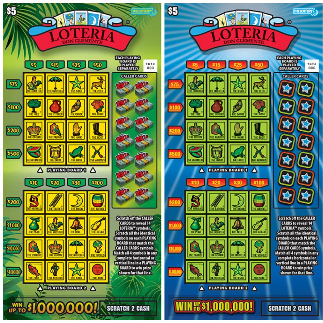 Loteria™ Massachusetts scratch-off ticket