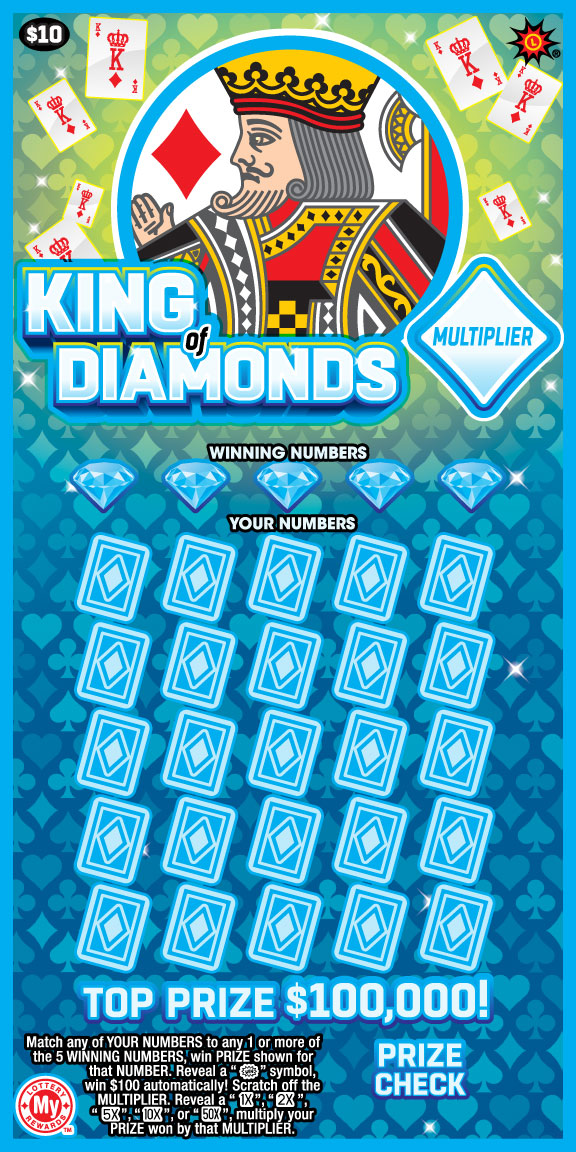 Kings & Queens Maryland scratch-off ticket