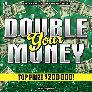 Double Your Money North Carolina scratch-off ticket