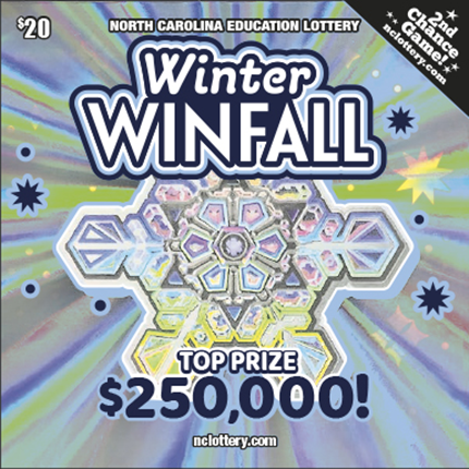 Winter Winfall North Carolina scratch-off ticket