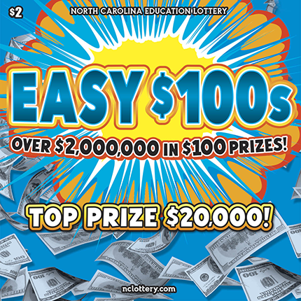 Easy $100s North Carolina scratch-off ticket