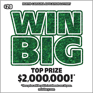 Win Big North Carolina scratch-off ticket