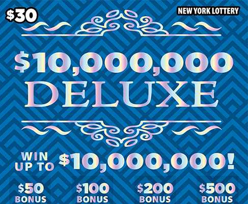 $10,000,000 Deluxe New York scratch-off ticket