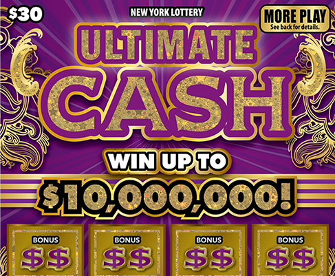 Ultimate Cash (50 Tix) New York scratch-off ticket