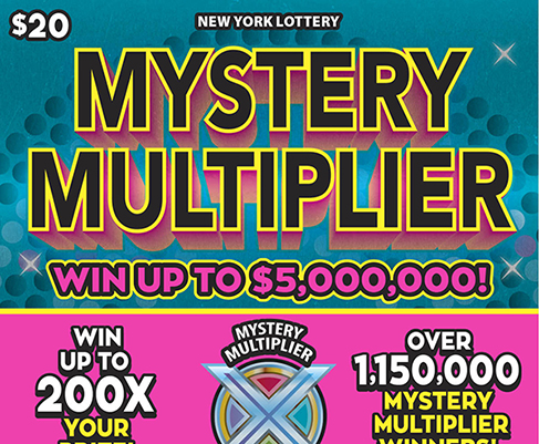 Mystery Multiplier New York scratch-off ticket
