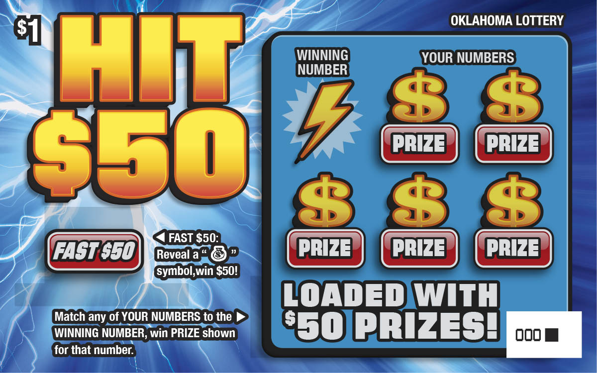 Hit $50 Oklahoma scratch-off ticket