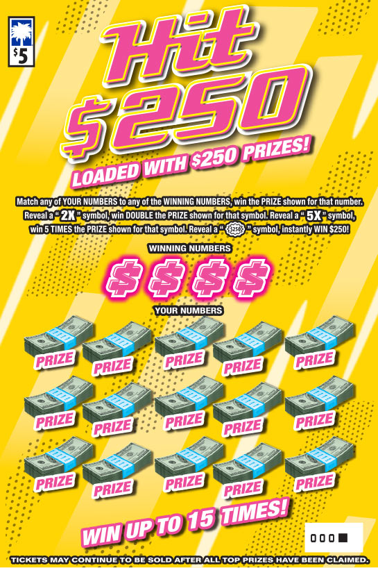 Hit $250 South Carolina scratch-off ticket