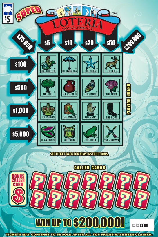 Super Loteria™ South Carolina scratch-off ticket