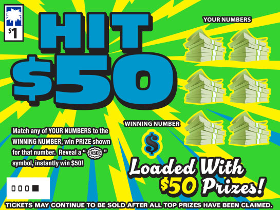 Hit $50 South Carolina scratch-off ticket